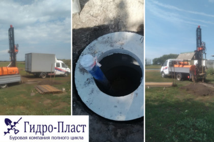 Пробурили водозаборную скважину в селе Тройня Воронежская область